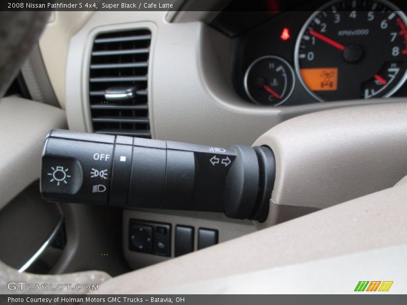 Super Black / Cafe Latte 2008 Nissan Pathfinder S 4x4