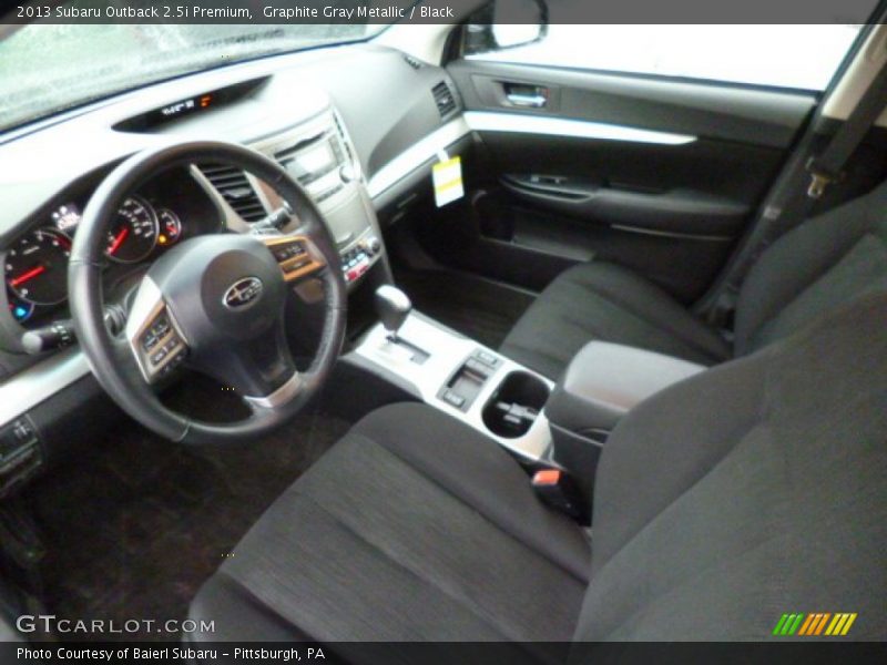 Black Interior - 2013 Outback 2.5i Premium 