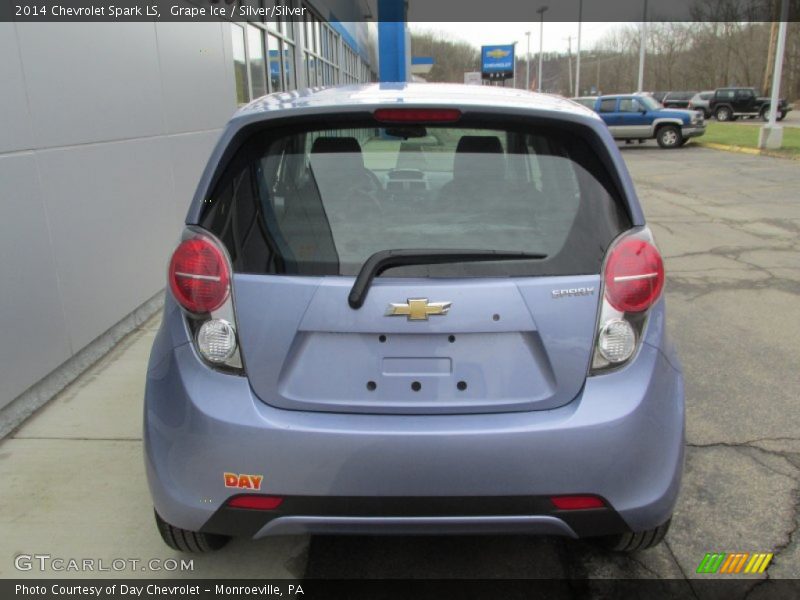 Grape Ice / Silver/Silver 2014 Chevrolet Spark LS