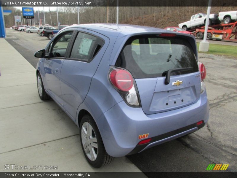 Grape Ice / Silver/Silver 2014 Chevrolet Spark LS