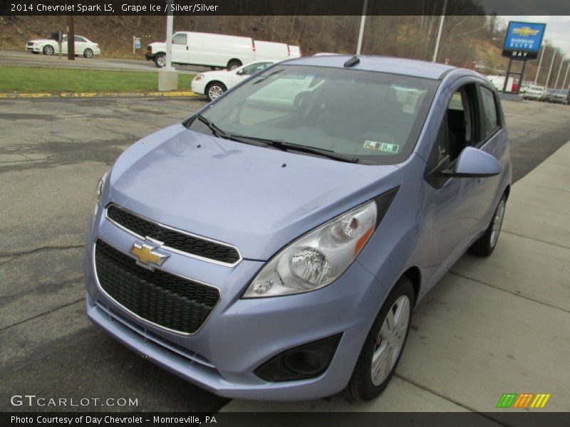 Grape Ice / Silver/Silver 2014 Chevrolet Spark LS