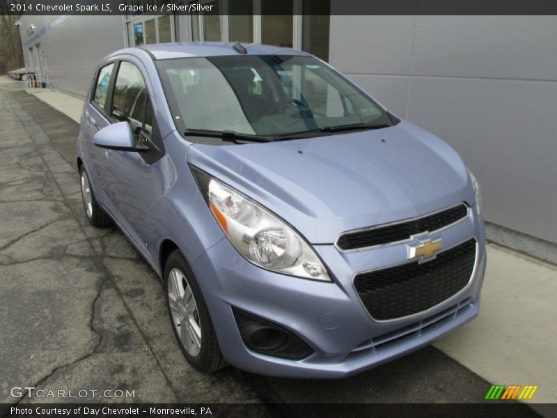 Grape Ice / Silver/Silver 2014 Chevrolet Spark LS