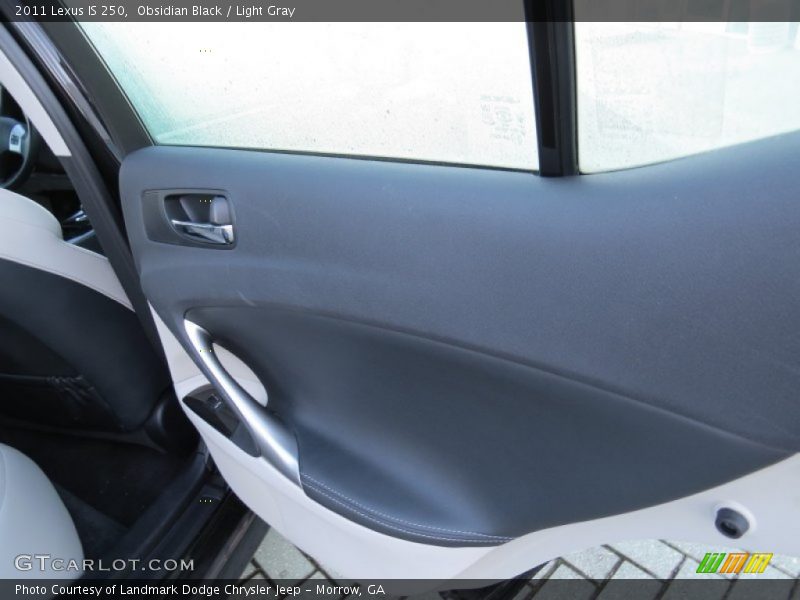 Obsidian Black / Light Gray 2011 Lexus IS 250