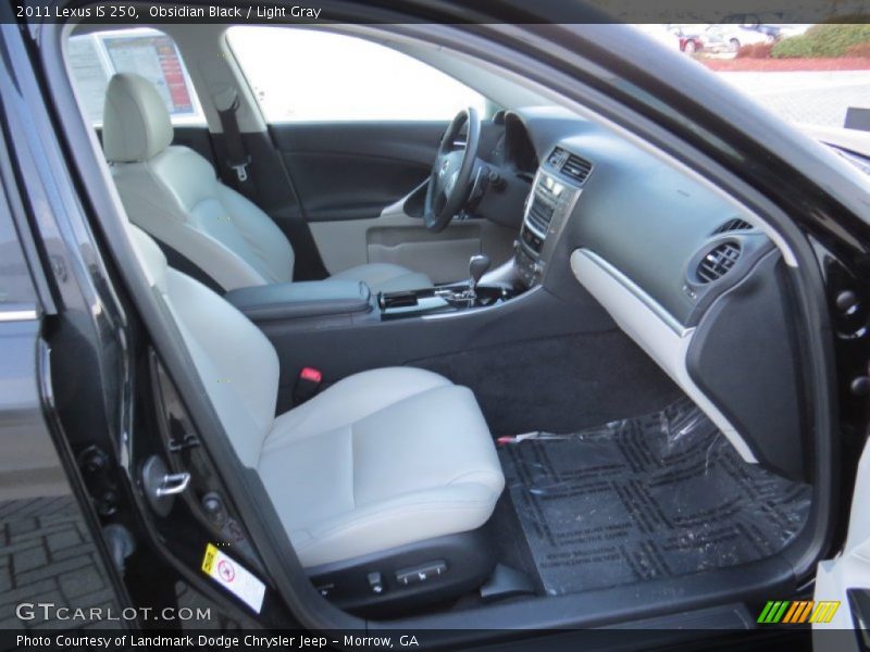 Obsidian Black / Light Gray 2011 Lexus IS 250