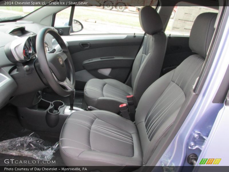 Grape Ice / Silver/Silver 2014 Chevrolet Spark LS