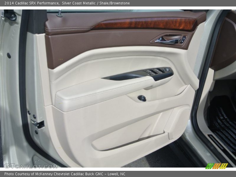 Silver Coast Metallic / Shale/Brownstone 2014 Cadillac SRX Performance