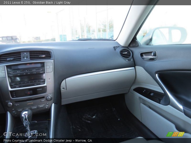 Obsidian Black / Light Gray 2011 Lexus IS 250
