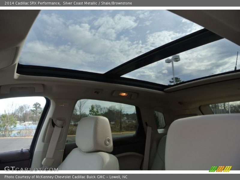 Silver Coast Metallic / Shale/Brownstone 2014 Cadillac SRX Performance