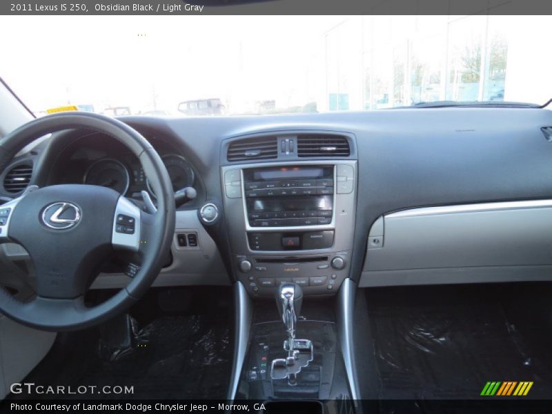 Obsidian Black / Light Gray 2011 Lexus IS 250