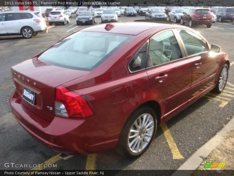 Flamenco Red Metallic / Umbra/Calcite Leather 2011 Volvo S40 T5