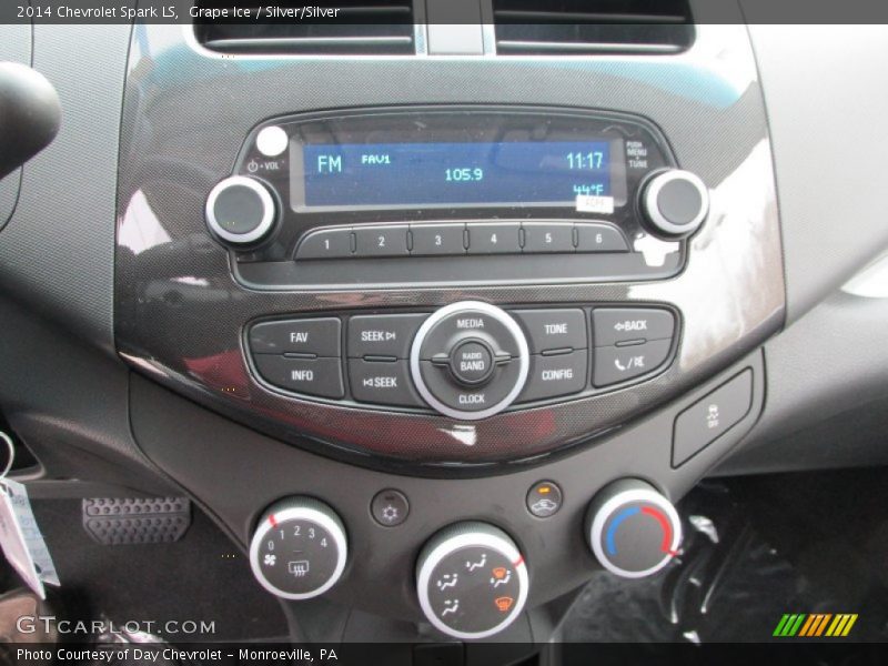 Grape Ice / Silver/Silver 2014 Chevrolet Spark LS