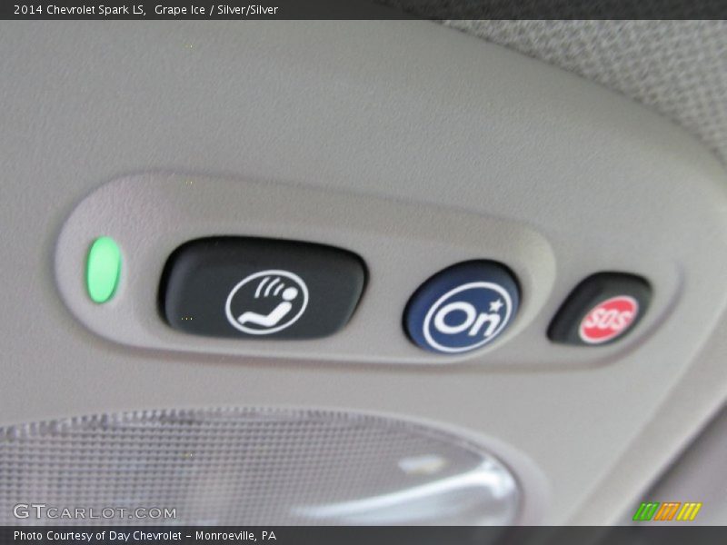 Grape Ice / Silver/Silver 2014 Chevrolet Spark LS