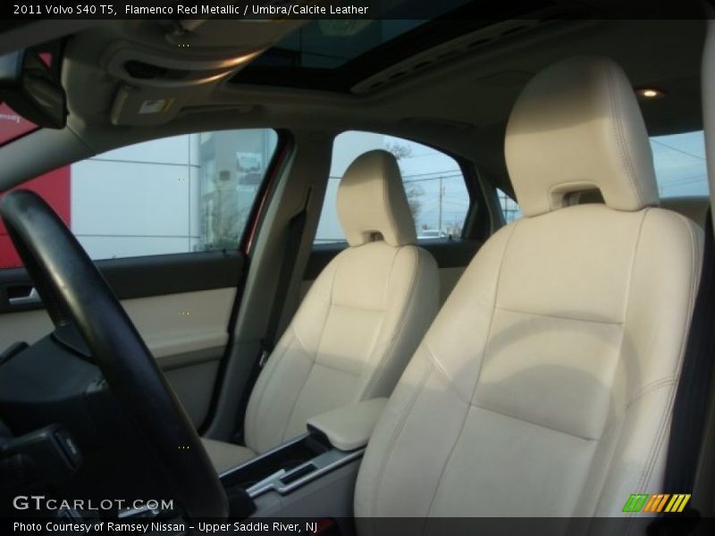 Flamenco Red Metallic / Umbra/Calcite Leather 2011 Volvo S40 T5