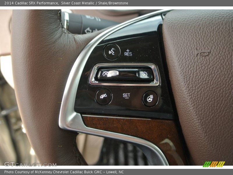 Silver Coast Metallic / Shale/Brownstone 2014 Cadillac SRX Performance