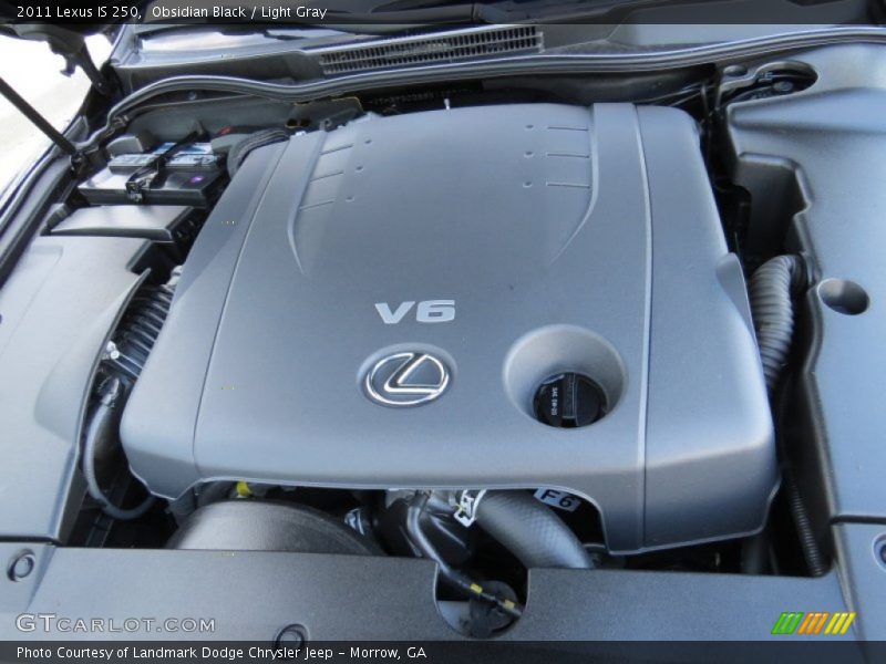 Obsidian Black / Light Gray 2011 Lexus IS 250
