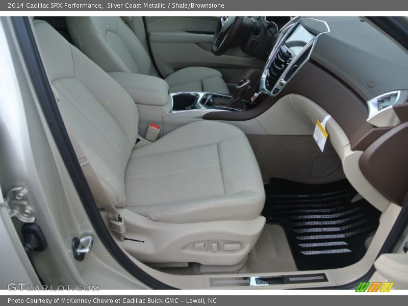 Silver Coast Metallic / Shale/Brownstone 2014 Cadillac SRX Performance