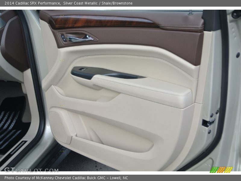 Silver Coast Metallic / Shale/Brownstone 2014 Cadillac SRX Performance