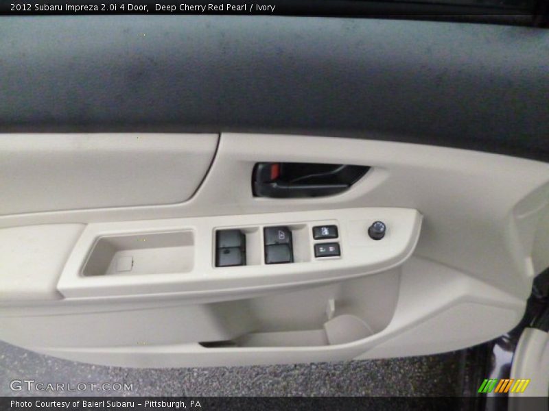 Deep Cherry Red Pearl / Ivory 2012 Subaru Impreza 2.0i 4 Door