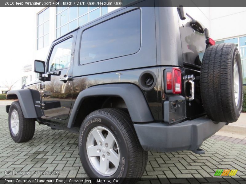 Black / Dark Khaki/Medium Khaki 2010 Jeep Wrangler Sport 4x4