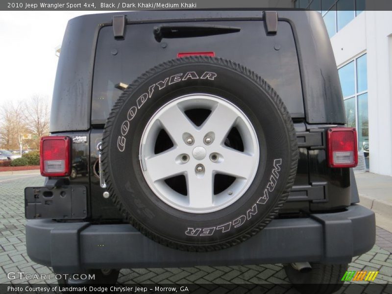 Black / Dark Khaki/Medium Khaki 2010 Jeep Wrangler Sport 4x4