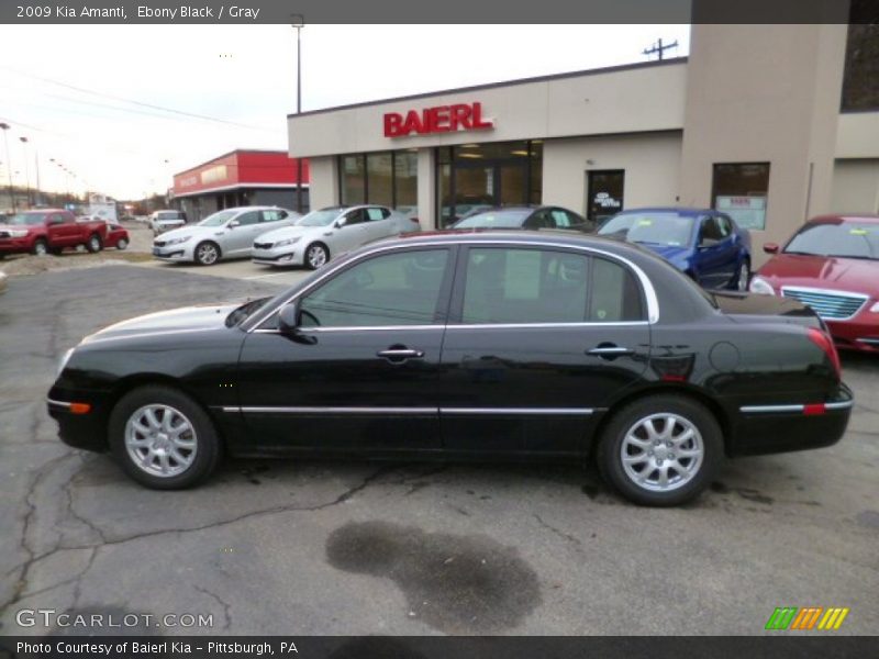 Ebony Black / Gray 2009 Kia Amanti