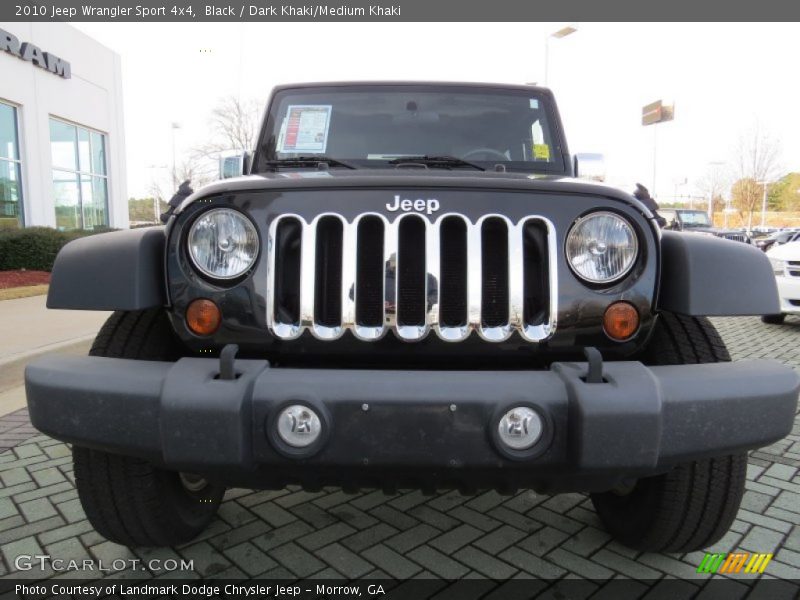 Black / Dark Khaki/Medium Khaki 2010 Jeep Wrangler Sport 4x4