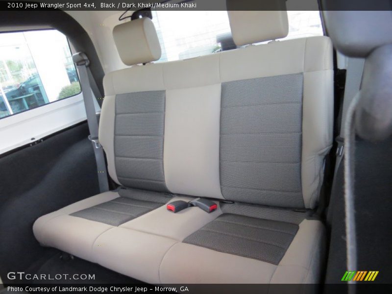 Black / Dark Khaki/Medium Khaki 2010 Jeep Wrangler Sport 4x4