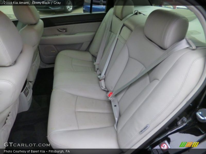 Ebony Black / Gray 2009 Kia Amanti