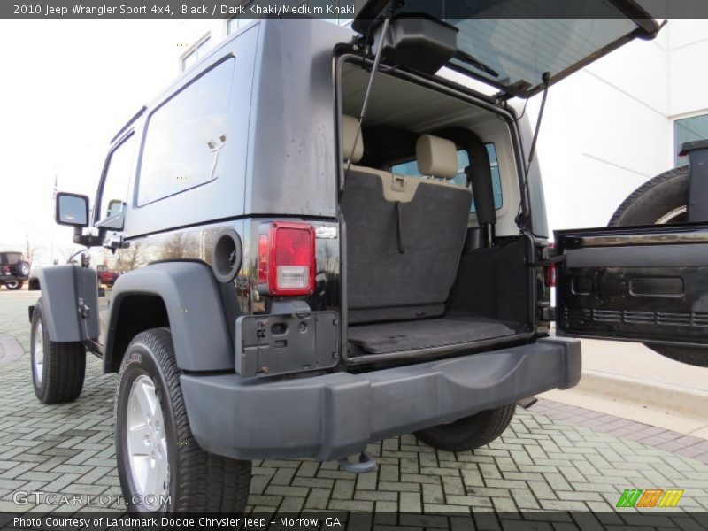 Black / Dark Khaki/Medium Khaki 2010 Jeep Wrangler Sport 4x4