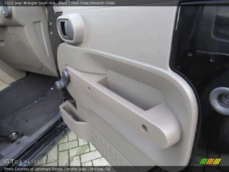 Black / Dark Khaki/Medium Khaki 2010 Jeep Wrangler Sport 4x4