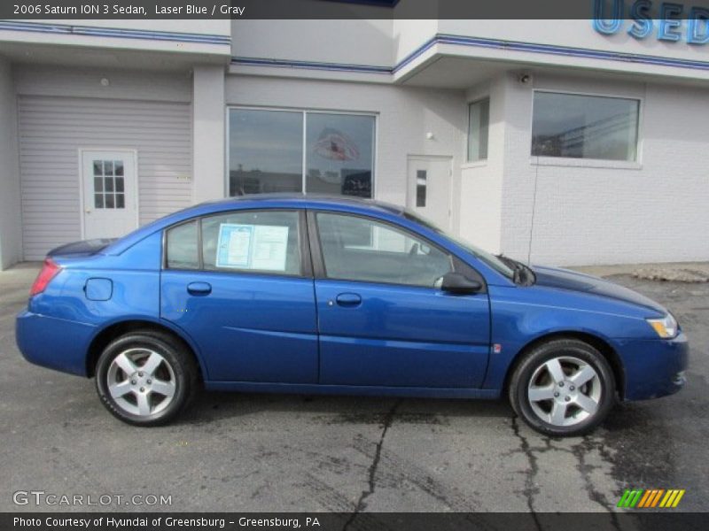 Laser Blue / Gray 2006 Saturn ION 3 Sedan