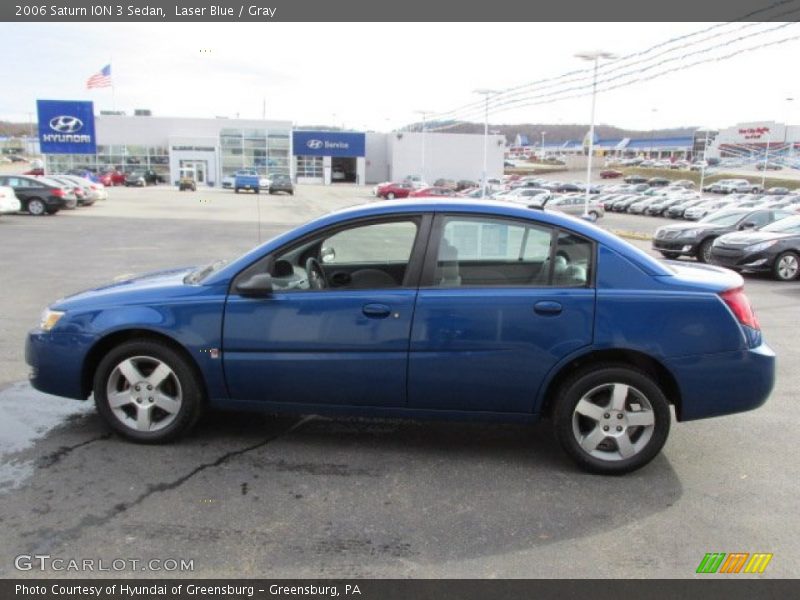 Laser Blue / Gray 2006 Saturn ION 3 Sedan