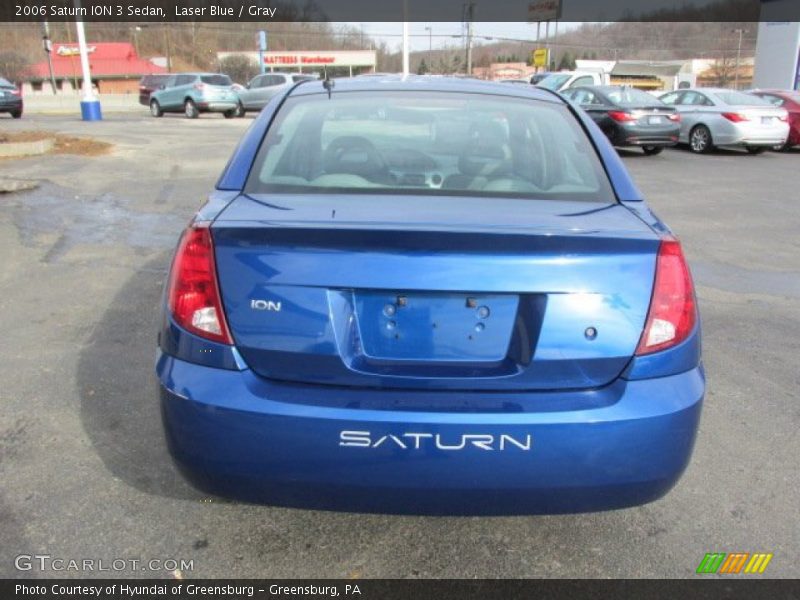 Laser Blue / Gray 2006 Saturn ION 3 Sedan