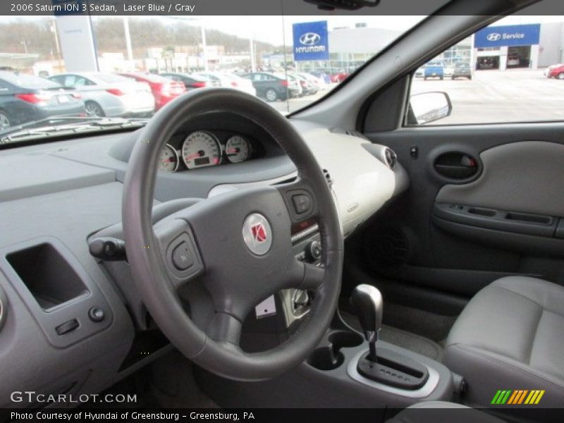 Laser Blue / Gray 2006 Saturn ION 3 Sedan