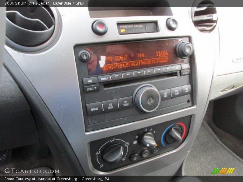 Laser Blue / Gray 2006 Saturn ION 3 Sedan