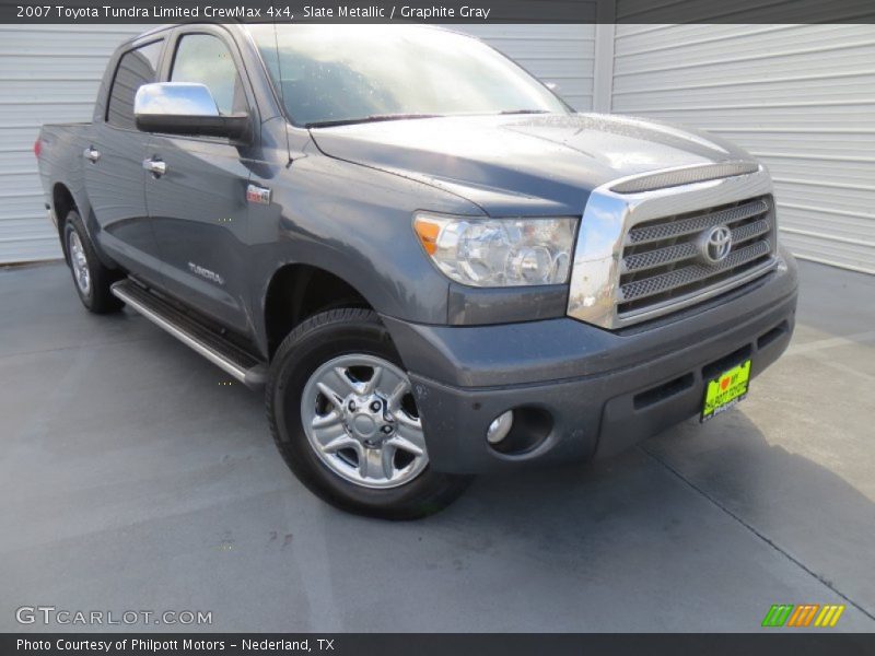 Slate Metallic / Graphite Gray 2007 Toyota Tundra Limited CrewMax 4x4