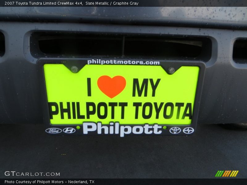 Slate Metallic / Graphite Gray 2007 Toyota Tundra Limited CrewMax 4x4