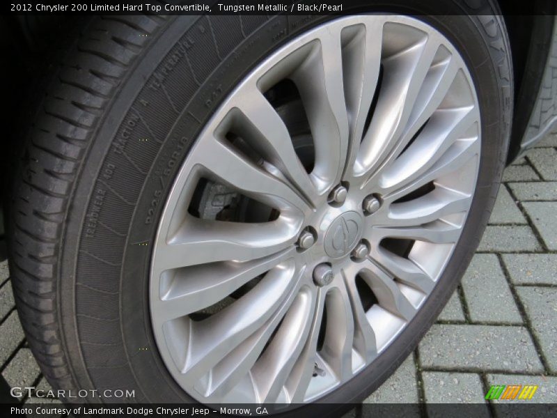 Tungsten Metallic / Black/Pearl 2012 Chrysler 200 Limited Hard Top Convertible