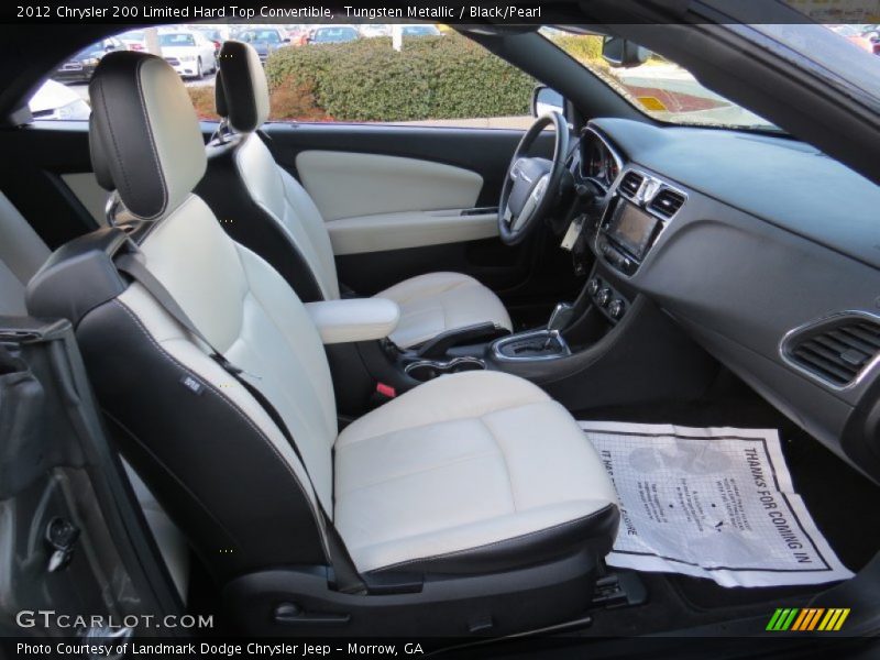 Tungsten Metallic / Black/Pearl 2012 Chrysler 200 Limited Hard Top Convertible