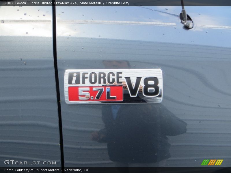Slate Metallic / Graphite Gray 2007 Toyota Tundra Limited CrewMax 4x4