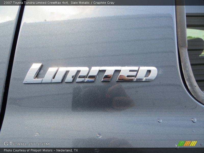 Slate Metallic / Graphite Gray 2007 Toyota Tundra Limited CrewMax 4x4