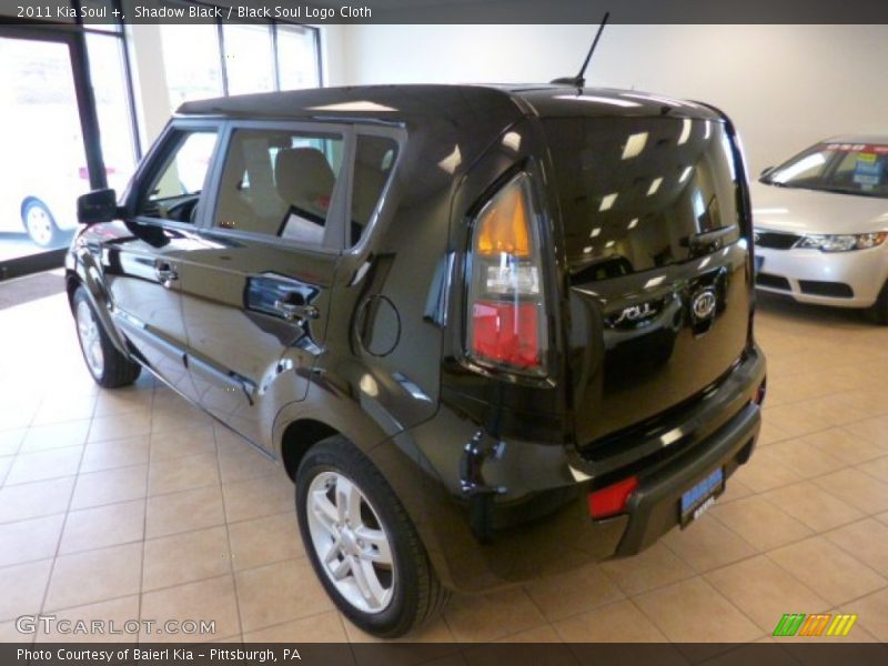Shadow Black / Black Soul Logo Cloth 2011 Kia Soul +