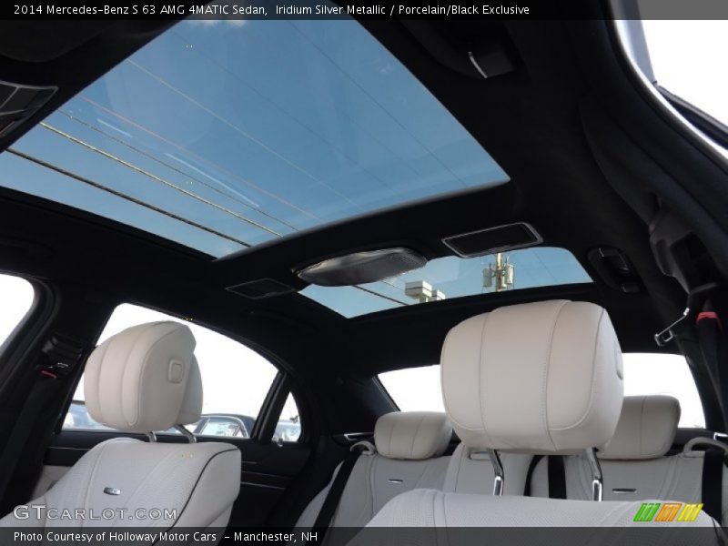 Iridium Silver Metallic / Porcelain/Black Exclusive 2014 Mercedes-Benz S 63 AMG 4MATIC Sedan