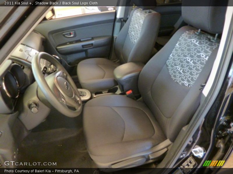 Shadow Black / Black Soul Logo Cloth 2011 Kia Soul +