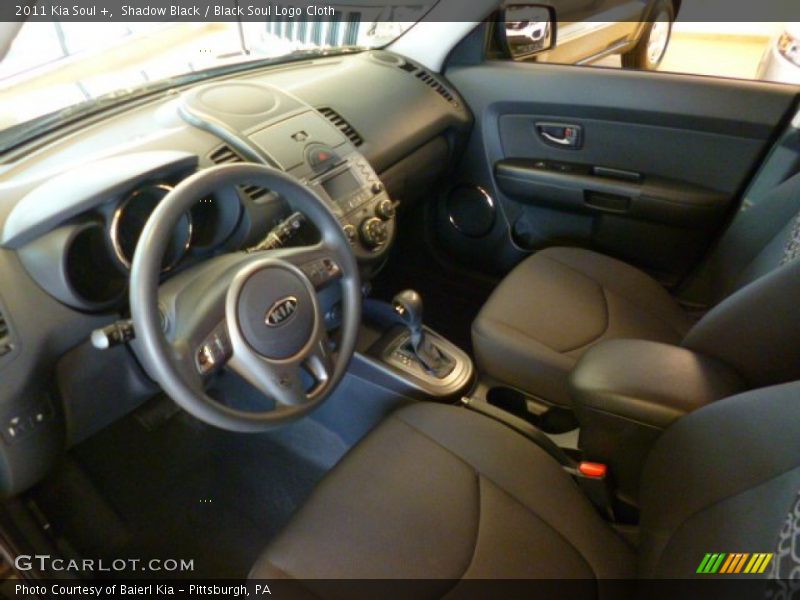 Shadow Black / Black Soul Logo Cloth 2011 Kia Soul +