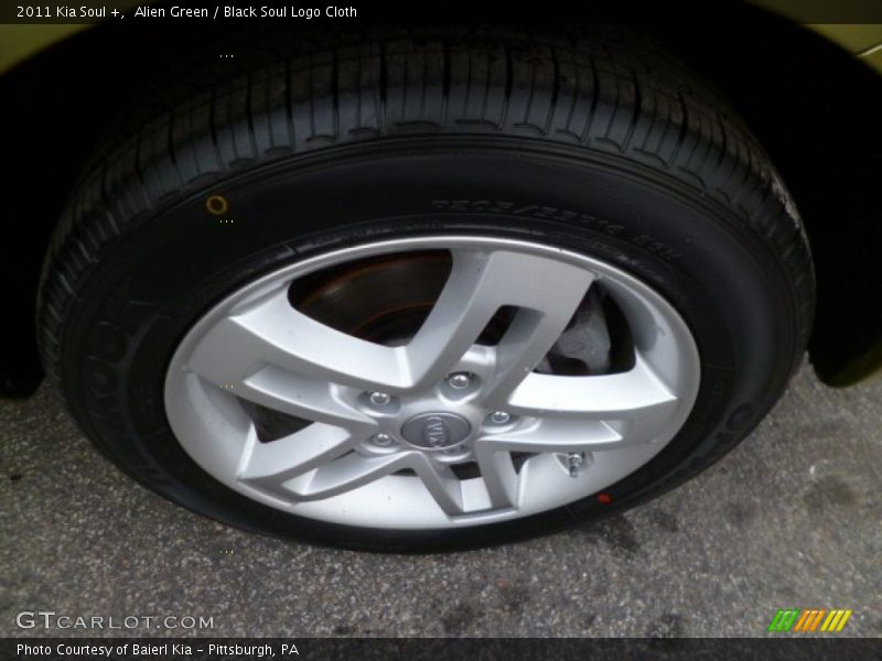 Alien Green / Black Soul Logo Cloth 2011 Kia Soul +