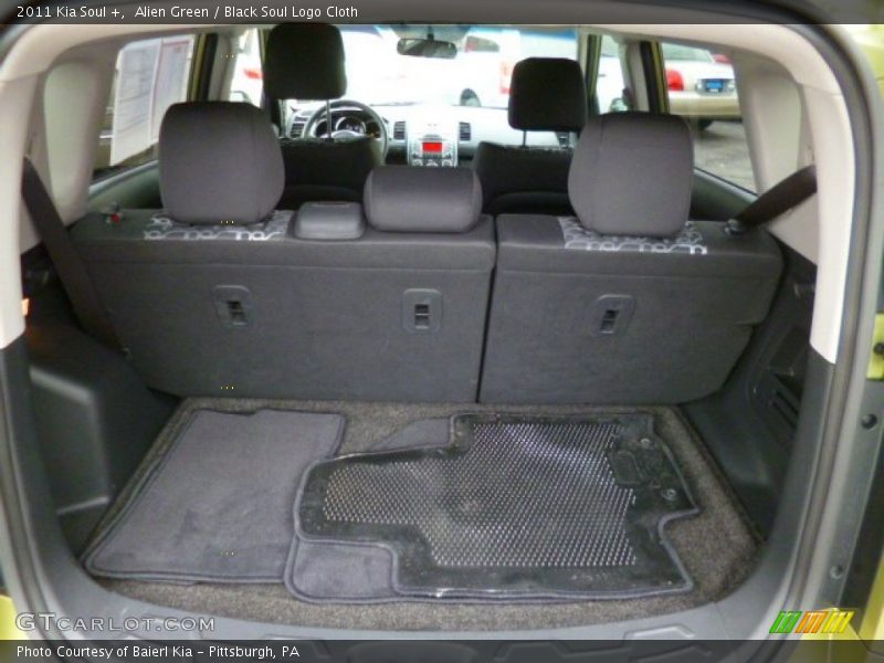 Alien Green / Black Soul Logo Cloth 2011 Kia Soul +