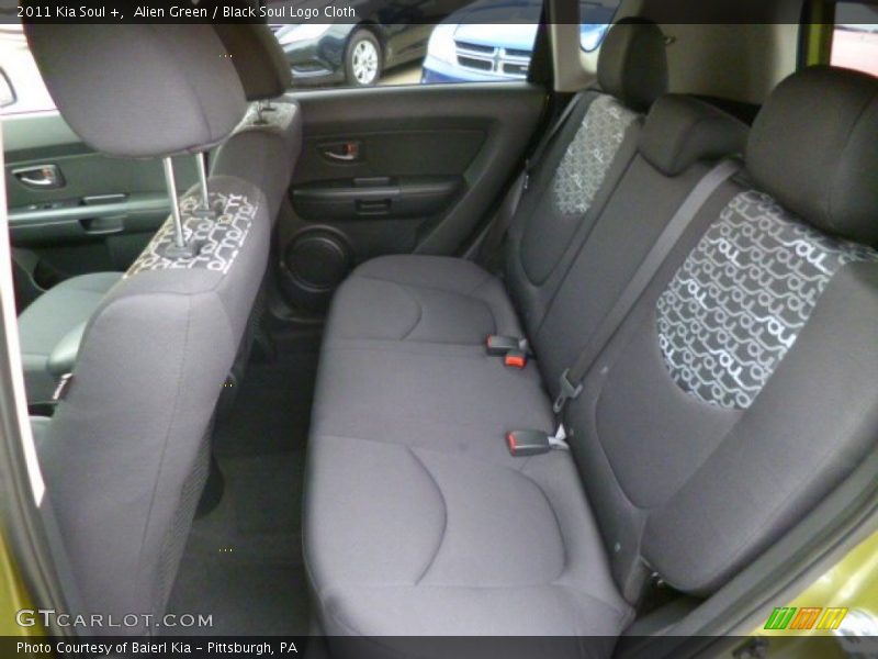 Alien Green / Black Soul Logo Cloth 2011 Kia Soul +