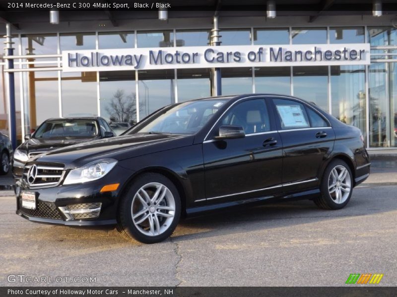 Black / Black 2014 Mercedes-Benz C 300 4Matic Sport