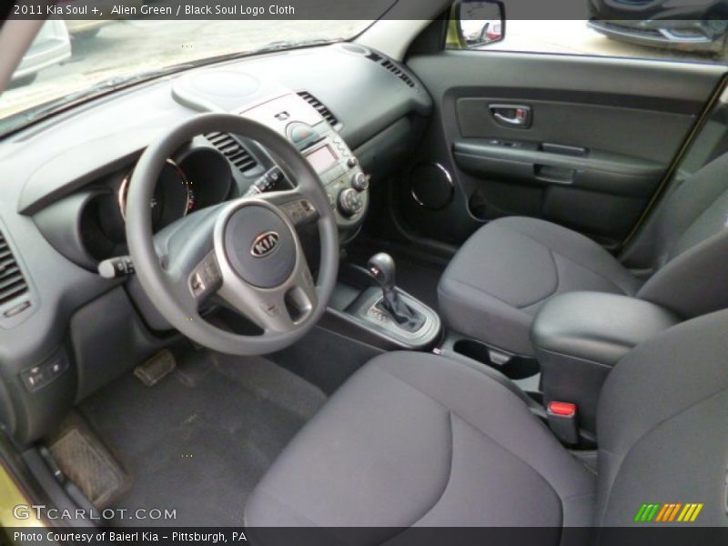 Alien Green / Black Soul Logo Cloth 2011 Kia Soul +